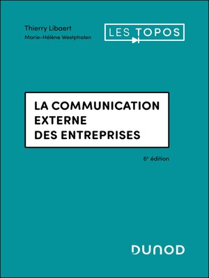 cover image of La communication externe des entreprises